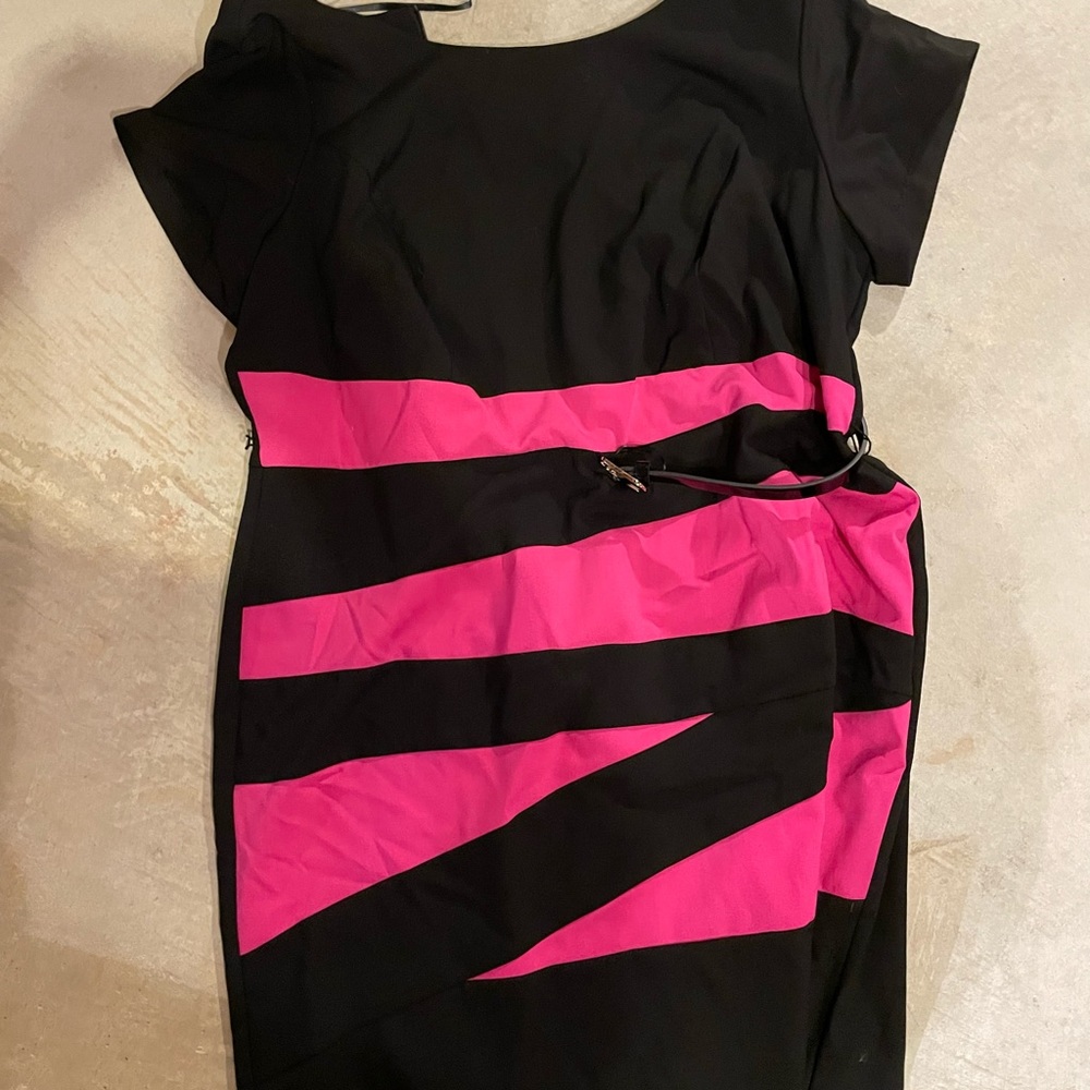 Black knee length dress